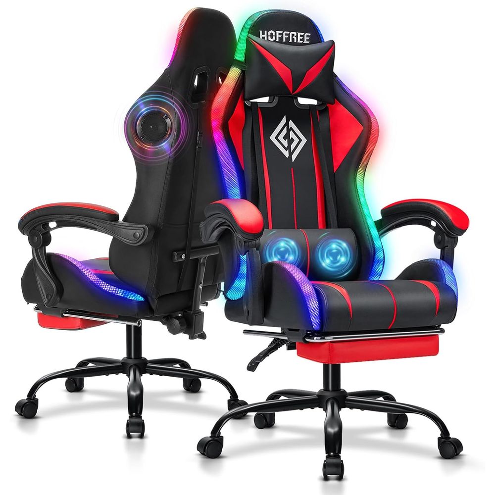 RGB Gaming Chair with Bluetoot - đánh giá và giá Video Gaming & Esports Usd Acc