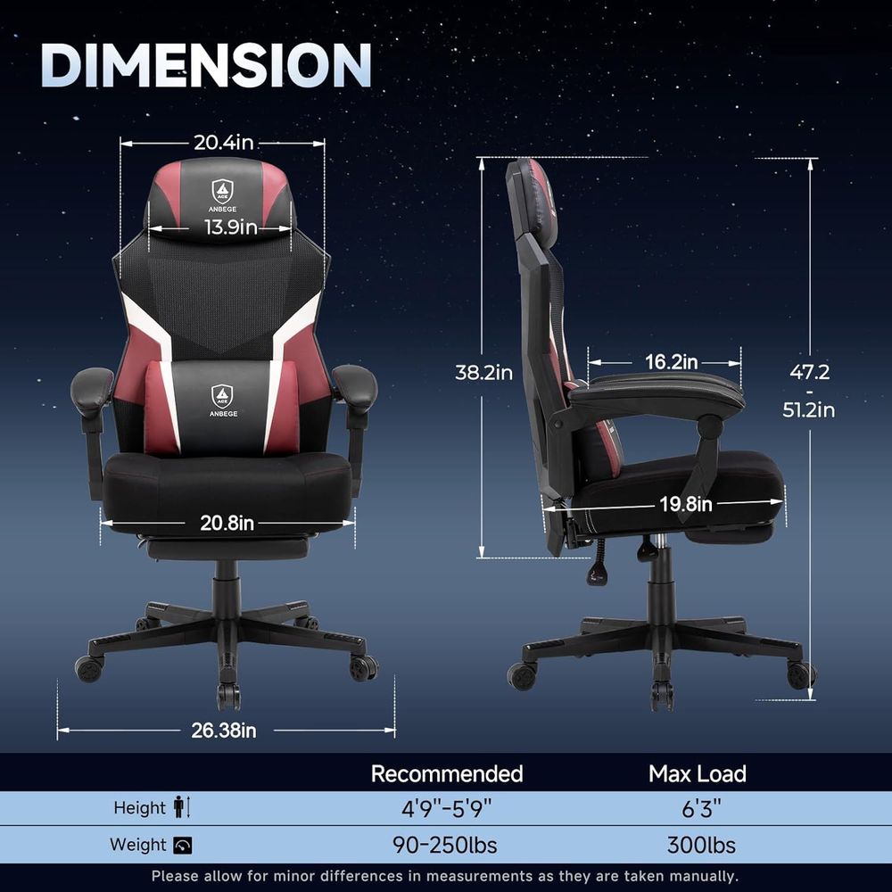Ergonomic Mesh Video Gaming Ch - đánh giá và giá Video Gaming & Esports Usd Acc